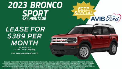 FCTP Special: 2023 Bronco Sport 4x4 Heritage